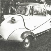 Kenteken: A 25563; Messerschmitt, foto: Genealogie Nobbe, Kruizinga, Jacobs (1957-22603)