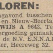 Kenteken: A 9642; Nieuwsblad van het Noorden, 28-12-1932