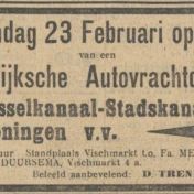 Kenteken: A 18551; Nieuwsblad van het Noorden, 21-02-1931, foto: H. E. Boonstra
