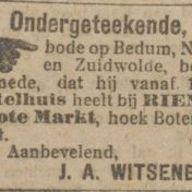 Kenteken: A 17058; Advertentie Nieuwsblad van het Noorden 1929, foto: H. E. Boonstra