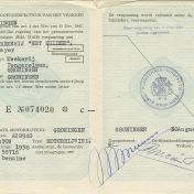 Kenteken: A 28948; Norton, Vergunningsbewijs A-28948, 1949 (1769-155)
