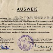 Kenteken: A 14812; Ausweis uit archief firma Duintjer (1958-113)