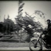 Kenteken: A 43143; JAWA,  foto: Still uit GAVA-film AV7642, 1953
