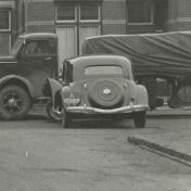 Kenteken: A 28932; Ongeluk Citroën TA en Diamond truck, foto uit archief Kantongerecht Winschoten (154-8_140)