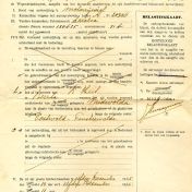 Kenteken: A 20328; Wegenbelastingkaart voor 1 dag, 1935, foto: J. B. Kruisman