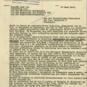 Kenteken: A 17356; Antwoord commandant Boelens over teruggave Ford, uit het archief van het Militair Gezag, DMC Veendam, 22-06-1945 (66-71)