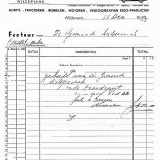 Kenteken: A 17025; Credit nota voor de Ford AA van de firma Hak, 1959, foto: W. Schuitema