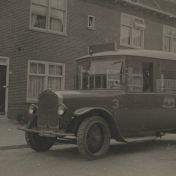 Kenteken: A 9259; Faun bus, Graaf Adolfstraat Groningen, foto: H. Renkema