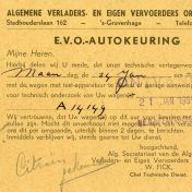 Kenteken: A 14149; Oproep keuring 1955, foto uit archief Houthandel J.M. Meihuizen & Zoon (1865-2425)