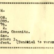 Kenteken: A 10624; Uitsnede uit lijst van gegegevens motorvoertuigen fa. Duintjer, 10-01-1945, archief firma Duintjer (1958-113)