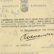 Kenteken: A 33285; Correspondentie over de Terraplane uit het archief van het Militair Gezag, Provinciale Militaire Commissaris, 15-07-1945 (63-167)