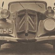 Kenteken: A 8515; Citroën Traction Avant, foto: "Het Noorden in Woord en Beeld" 01-04-1938