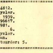 Kenteken: A 14812; Uitsnede uit lijst van gegegevens motorvoertuigen fa. Duintjer, 10-01-1945, archief firma Duintjer (1958-113)