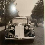 Kenteken: A 9987; Packard, ca. 1936, foto: familie Meihuizen