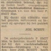 Kenteken: A 21492; Advertentie Nieuwsblad v/h Noorden, 1933 foto: H. E. Boonstra