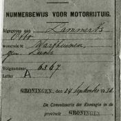 Kenteken: A 6367; foto: J. E. Lammerts