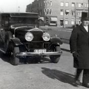 Kenteken: A 6191; Horch, Prinsesseweg Groningen, foto: H. Renkema