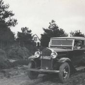 Kenteken: A 14602; dhr. Krul in de Opel, foto: J. C. Bezemer