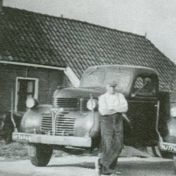 Kenteken: A 36968; Evert Bierling, uitsnede foto J. Smits
