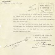 Kenteken: A 11460; Vrijstelling vrachtauto voor eventuele invordering, 1929, archief Gemeentebestuur van Groningen  (1841, dossier -1.865.282.1)