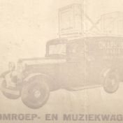 Kenteken: A 21920; Ford B, detail van rekening Okaphone foto: H. E. Boonstra