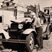 Kenteken: A 31336; Ford AA, foto: Stichting Oud Brandweermateriaal Winschoten