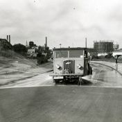 Kenteken: A 30766; Opel Blitz, zomer 1946, foto: archief Gemeentereiniging (1475)