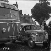 Kenteken: A 49403; Kromhout/Verheul, Lopende Diep, Groningen, 1952 (2248-03014); Fotograaf: Fotobedrijf Piet Boonstra