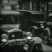 Kenteken: A 17285; Still Instructie film nieuwe verkeersregels 1935, Stichting Eindhoven in Beeld