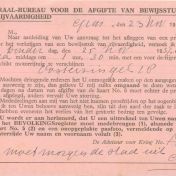 Kenteken: A 27574; Oproep rijvaardigheidstest, foto: W. A. Jörg
