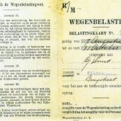 Kenteken: A 19450; Wegenbelastingkaart 1931, foto: G. Smit