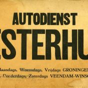 Kenteken: A 15869; Bodebord Lesterhuis uit archief fa. J.M. Meihuizen (1865-2246)