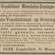 Kenteken: A 14166; Nieuwsblad van het Noorden, 13-9-1930