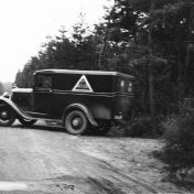Kenteken: A 18390; Ongeluk A-18390 met D-2784, foto: A. G. Prins