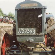 Kenteken: A 27593; McCormick-Deering tractor, Oldtimer dag Nordhorn, Duitsland, 11-08-2001, foto: M. van der Valk
