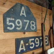 Kenteken: A 5978; Kentekenplaten, foto: M. Maring-Westerhuis