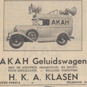 Kenteken: A 28689; Nieuwsblad van het Noorden, 20-08-1938
