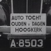 Kenteken: A 8503; Morris Ten ca 1938, foto: Still uit GAVA-film AV0016