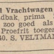 Kenteken: A 20574; Nieuwsblad van het Noorden, 27-8-1932
