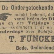 Kenteken: A 15116; Advertentie Nieuwsblad v/h Noorden, 1928 foto: H. E. Boonstra