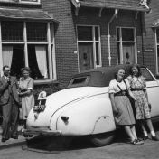 Kenteken: A 36772; Mercury Eight, Meerweg, Haren, 1946, foto: F.J. van der Mast