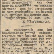 Kenteken: A 11298; Advertentie Nieuwsblad v/h Noorden, 2-2-1934 foto: H. E. Boonstra
