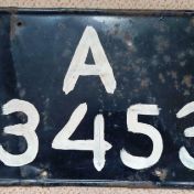 Kenteken: A 13453; bron foto: advertentie marktplaats 15-01-2020