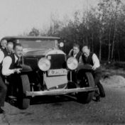 Kenteken: A 7987; Zwagerdag Woeste Hoeve, 02 -11-1931, foto: G. Straatman