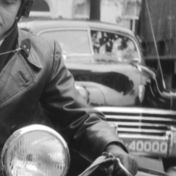 Kenteken: A 40000; Oldsmobile, Start Betrouwbaarheidsrit, uitsnede foto Piet Boonstra