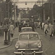 Kenteken: A 2240; Studebaker Champion, Herebrug, 1948, foto: Still uit GAVA-film AV14130