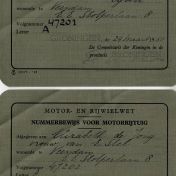 Kenteken: A 47201; Nummerbewijzen, bijlage bij de registers van afgifte van nummerbewijzen (800-6159)