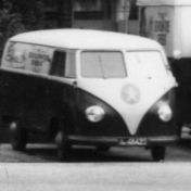 Kenteken: A 48422; Volkswagen T1, uitsnede foto Streekhistorisch Centrum Stadskanaal