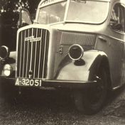 Kenteken: A 32051; Opel Blitz, Wagenborgen, Hoofdweg,, 17-07-1941, foto: archief W. Mollema