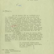 Kenteken: A 21237; Correspondentie over de Chevrolet uit het archief van het Militair Gezag, Provinciale Militaire Commissaris, 27-06-1945 (63-167)